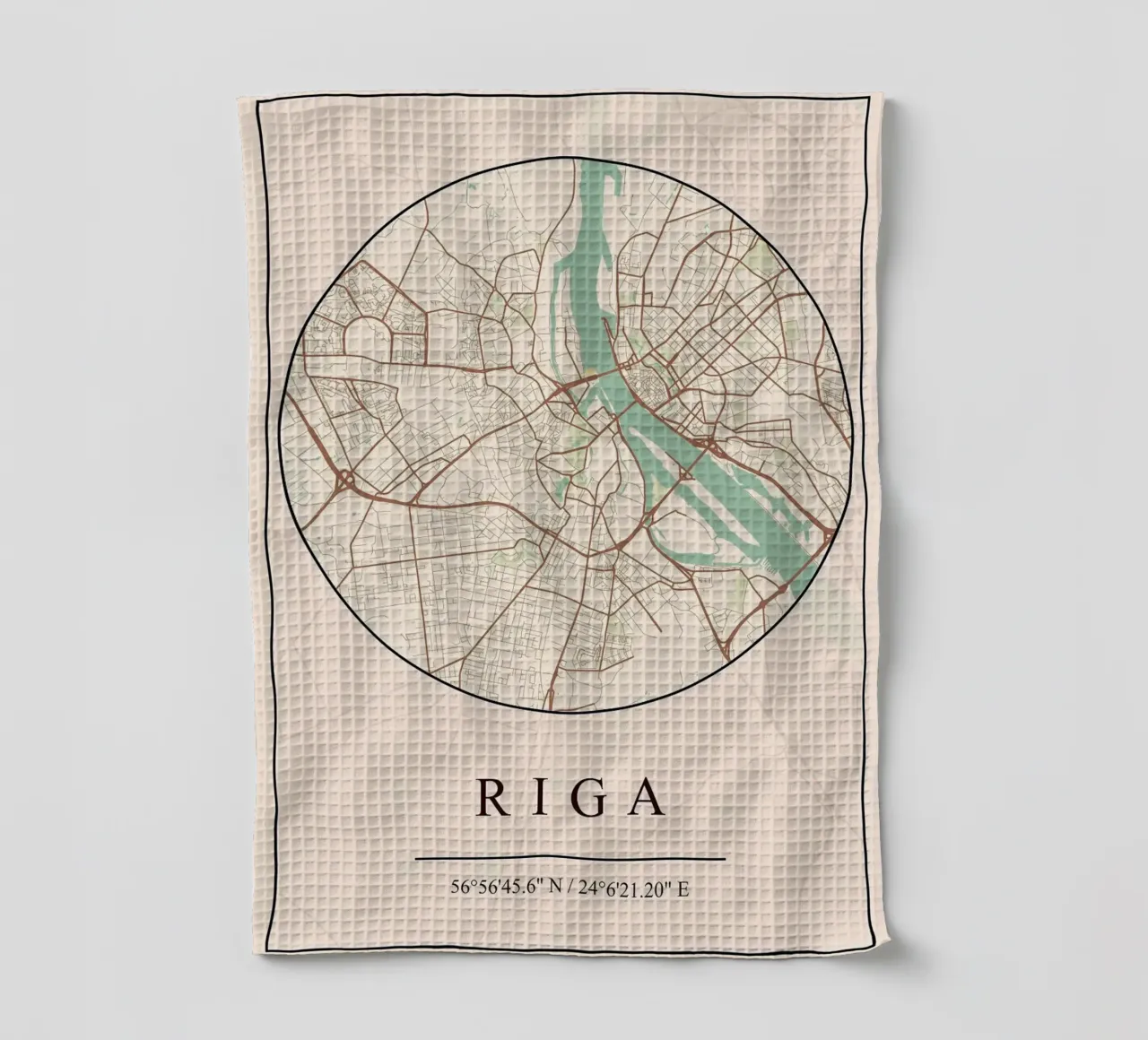 RIGA canovaccio da cucina da mesa