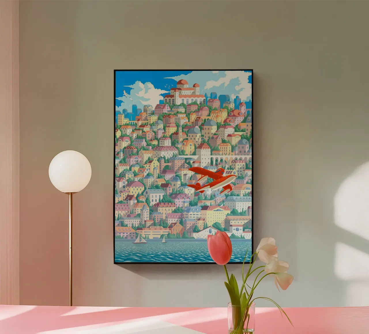 L'uccello rosso plexiglass da Junior Harrington