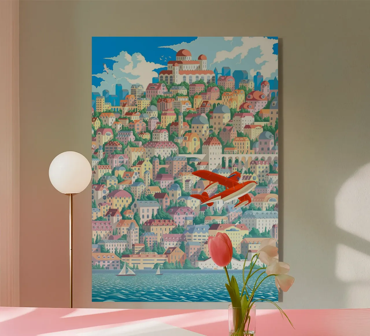L'uccello rosso plexiglass da Junior Harrington