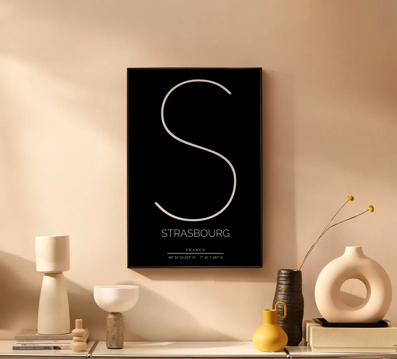 STRASBOURG - noir plexiglass da CityLights