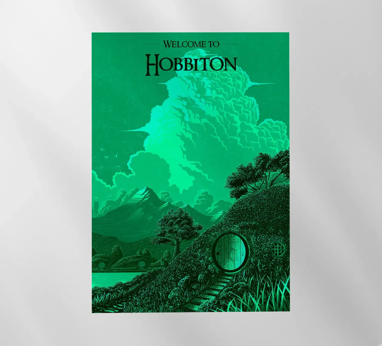 Benvenuti a Hobbiton pellicola backlit da Junior Harrington