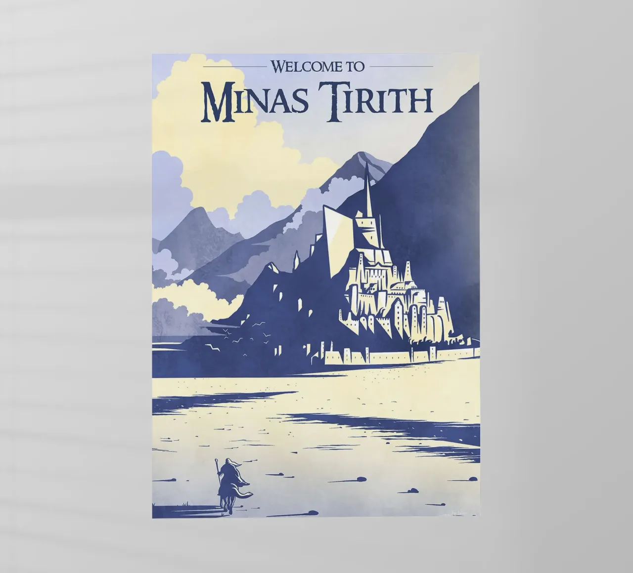 Benvenuti a Minas Tirith pellicola backlit da Junior Harrington