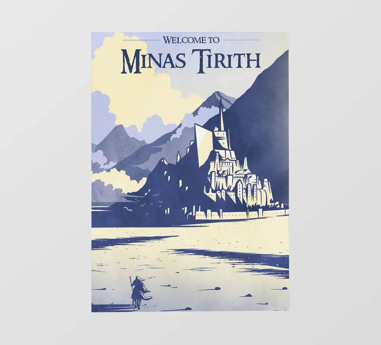 Benvenuti a Minas Tirith pellicola backlit da Junior Harrington