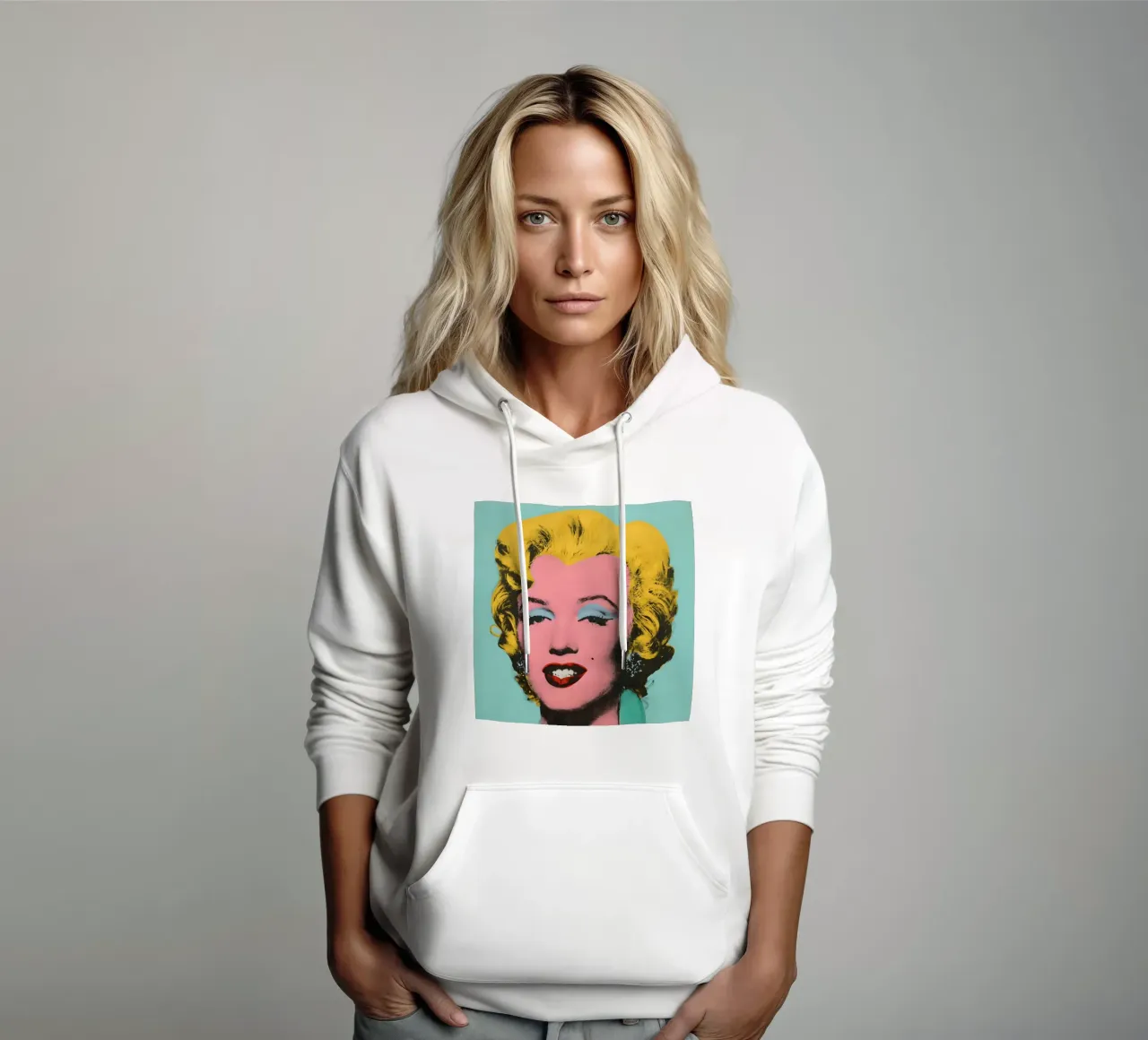 Andi Warhol 1 felpa con cappuccio da loniegrimes
