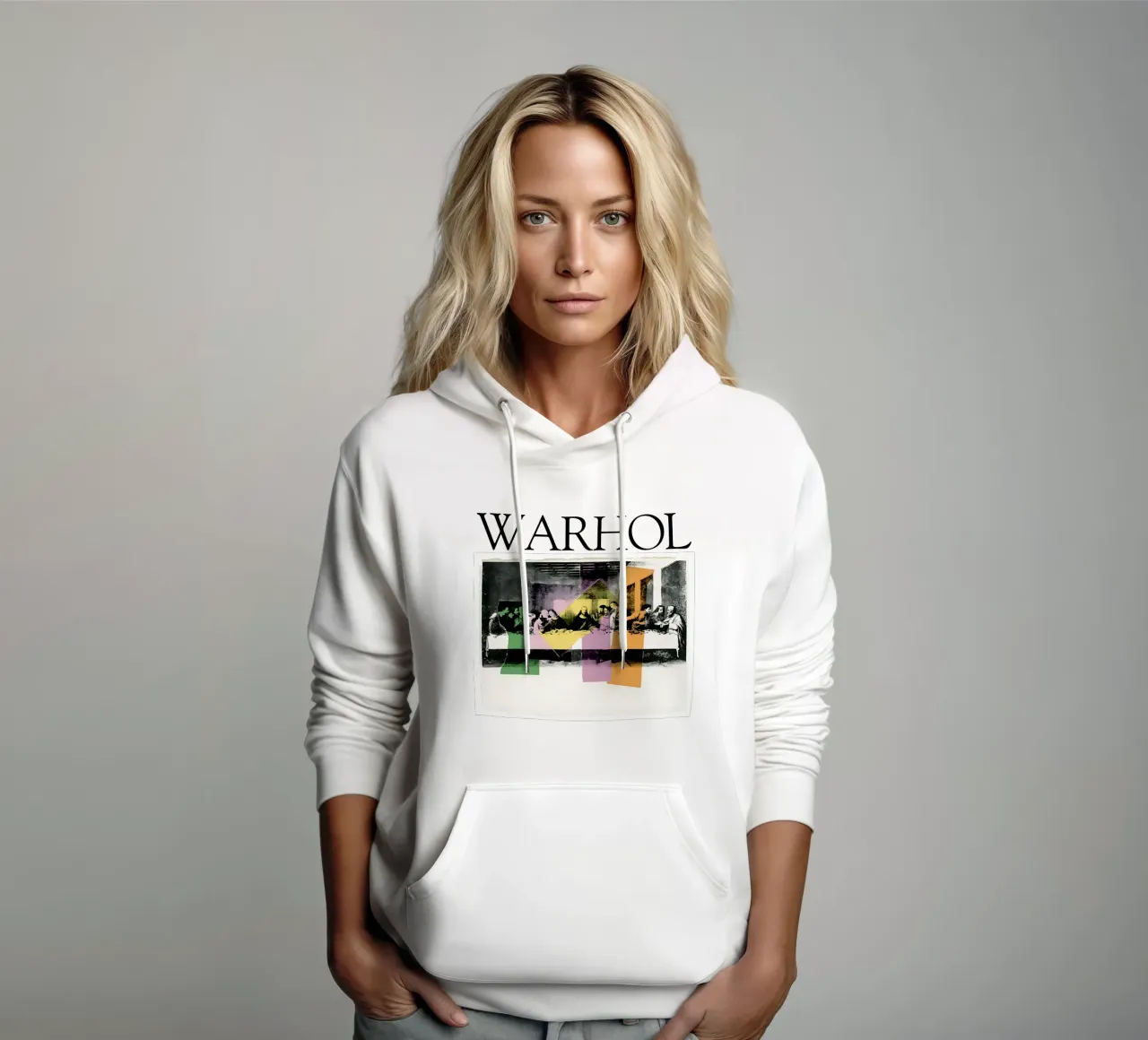 Andi Warhol 10 felpa con cappuccio da loniegrimes