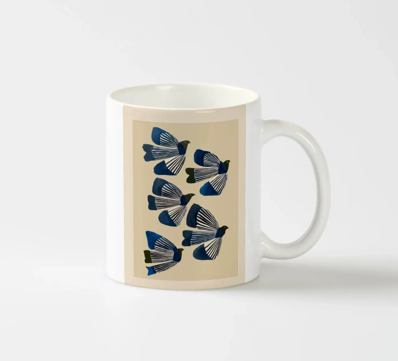Birds in Flight tazza in ceramica da cityart