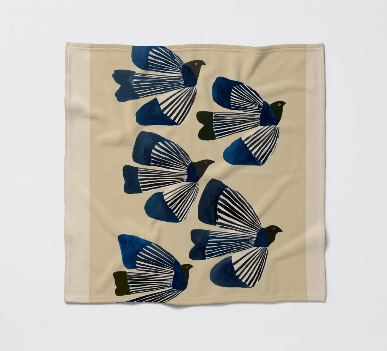 Birds in Flight coperta in pile da cityart