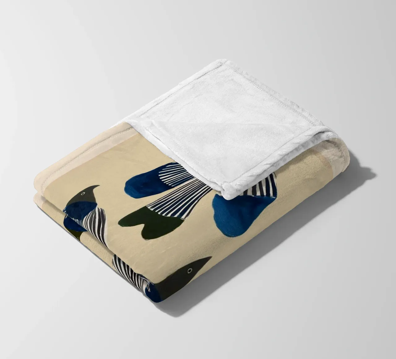 Birds in Flight coperta in pile da cityart
