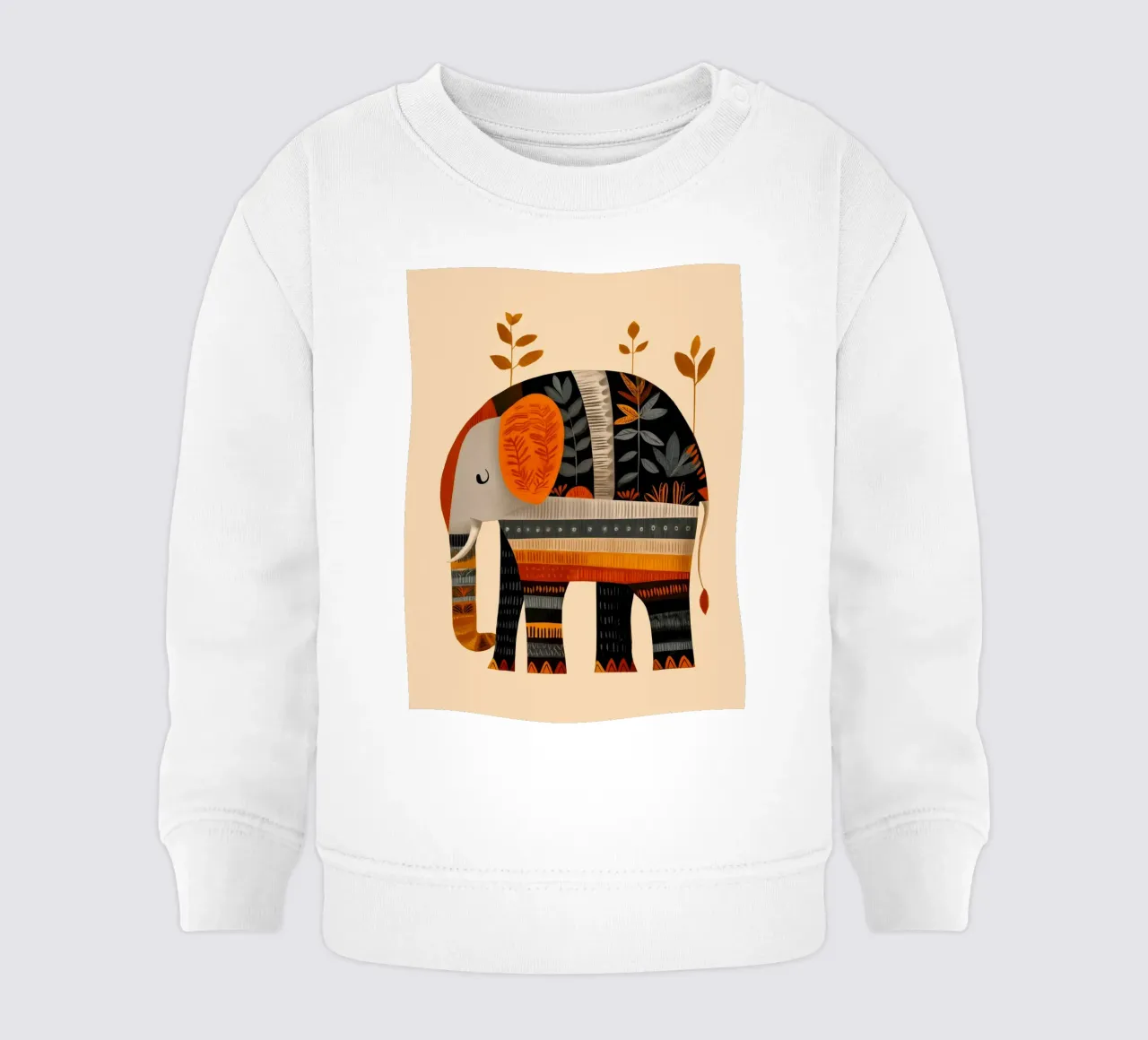 The Autumn Elephant felpa neonato da cityart