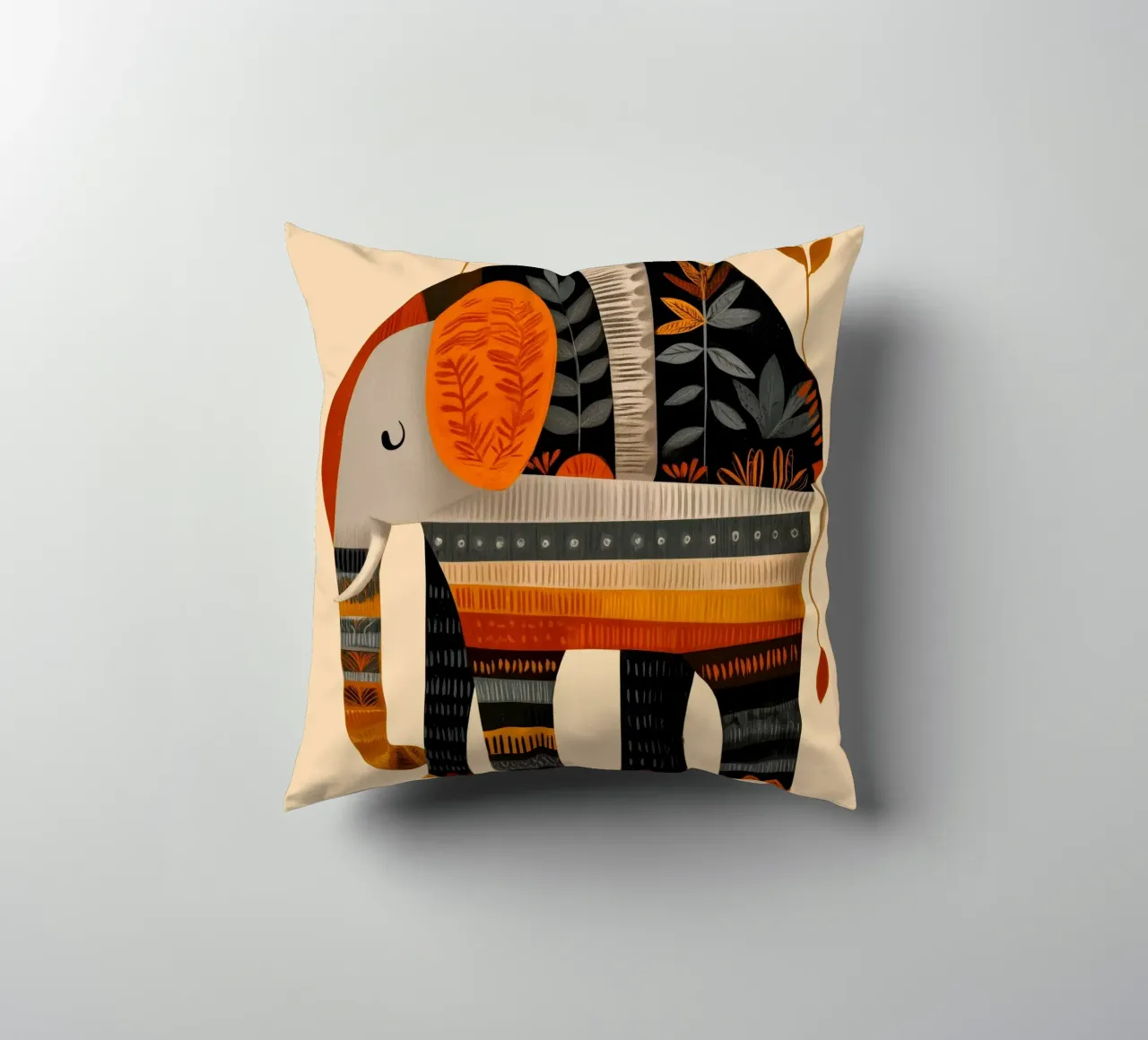 The Autumn Elephant cuscino da cityart