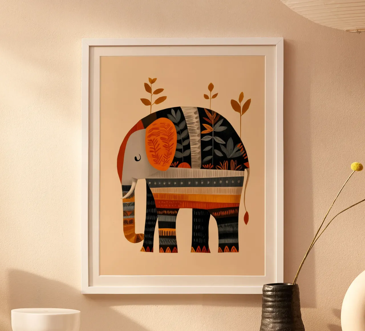 The Autumn Elephant carta hahnemühle da cityart