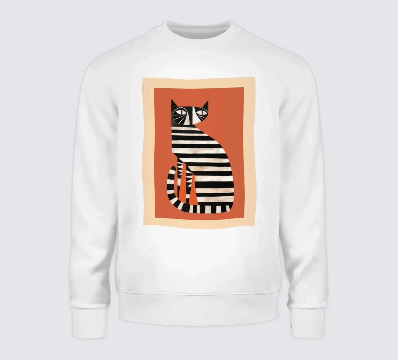 The Striped Cat I sweatshirt by cityart
