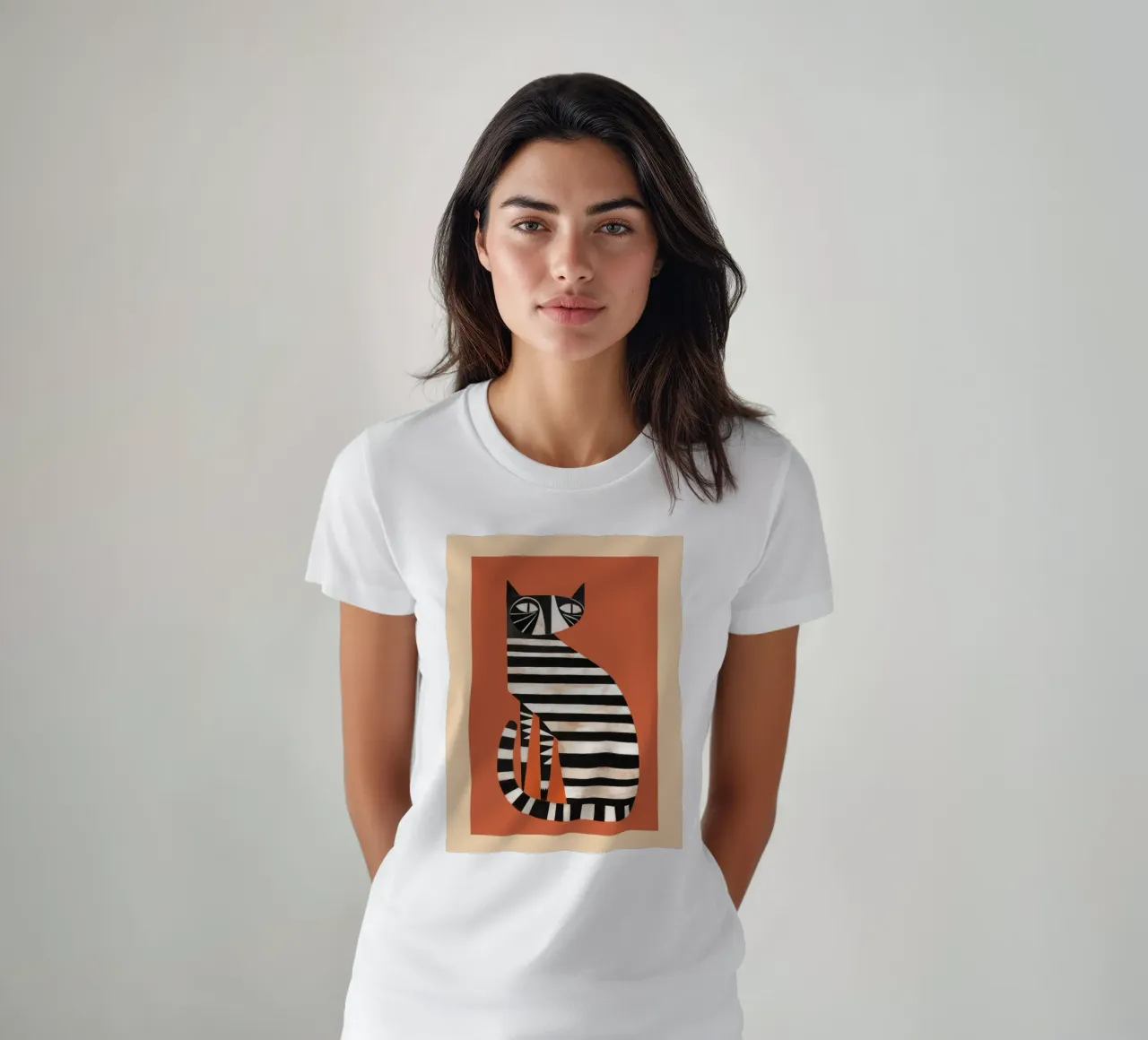 The Striped Cat I t-shirt da cityart