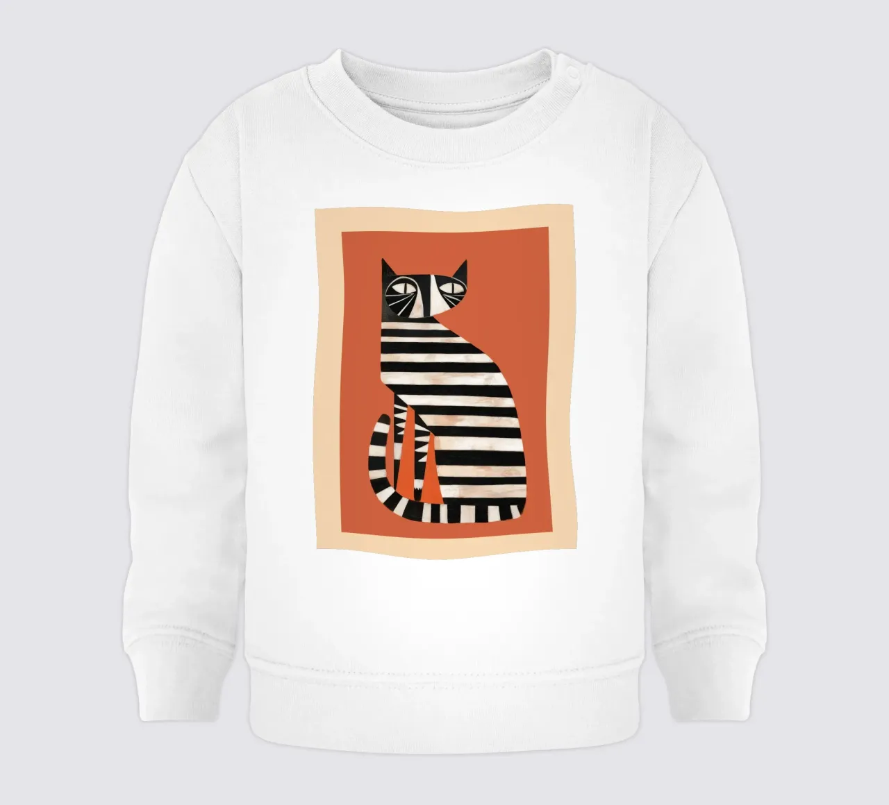 The Striped Cat I felpa neonato da cityart
