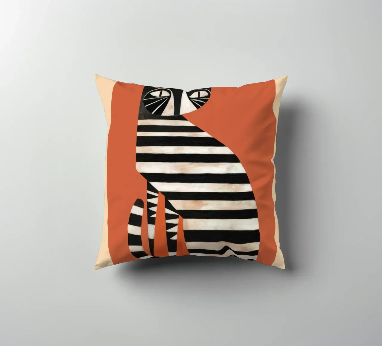 The Striped Cat I cuscino da cityart