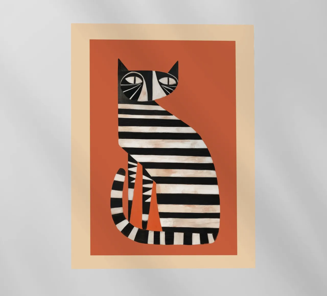 The Striped Cat I pellicola backlit da cityart