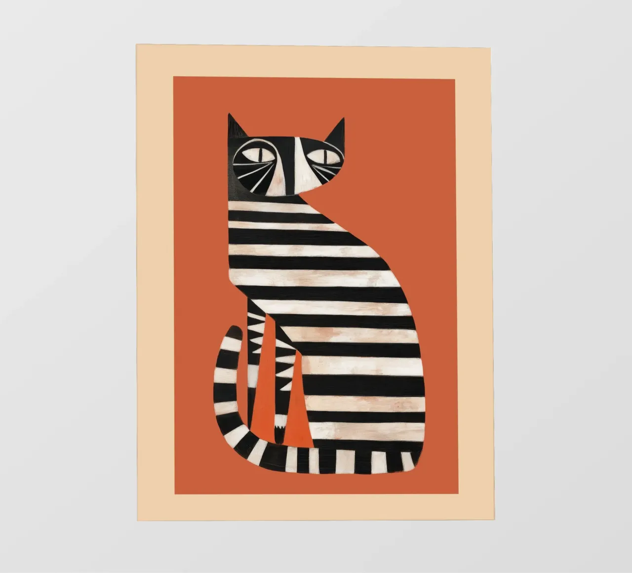 The Striped Cat I pellicola backlit da cityart