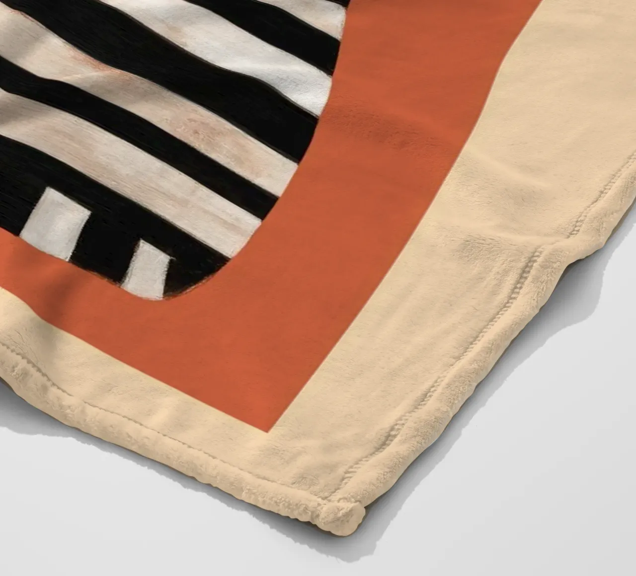The Striped Cat I coperta in pile da cityart