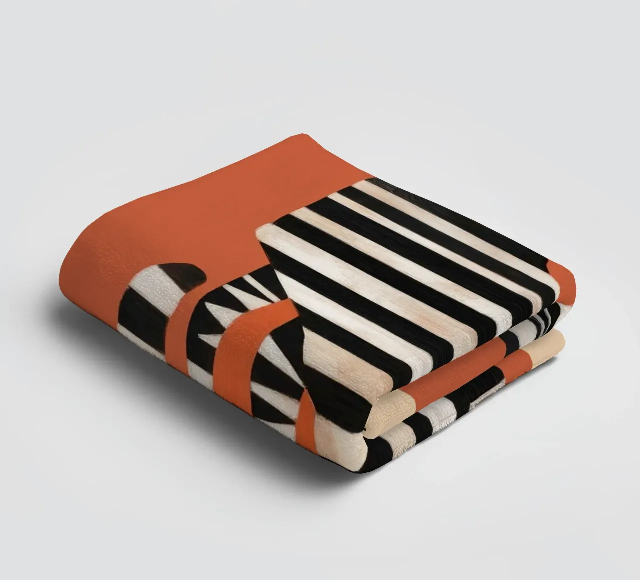 The Striped Cat I asciugamano da bagno da cityart
