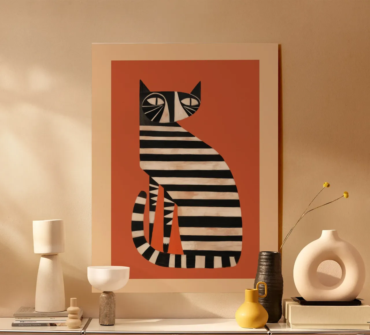 The Striped Cat I plexiglass da cityart