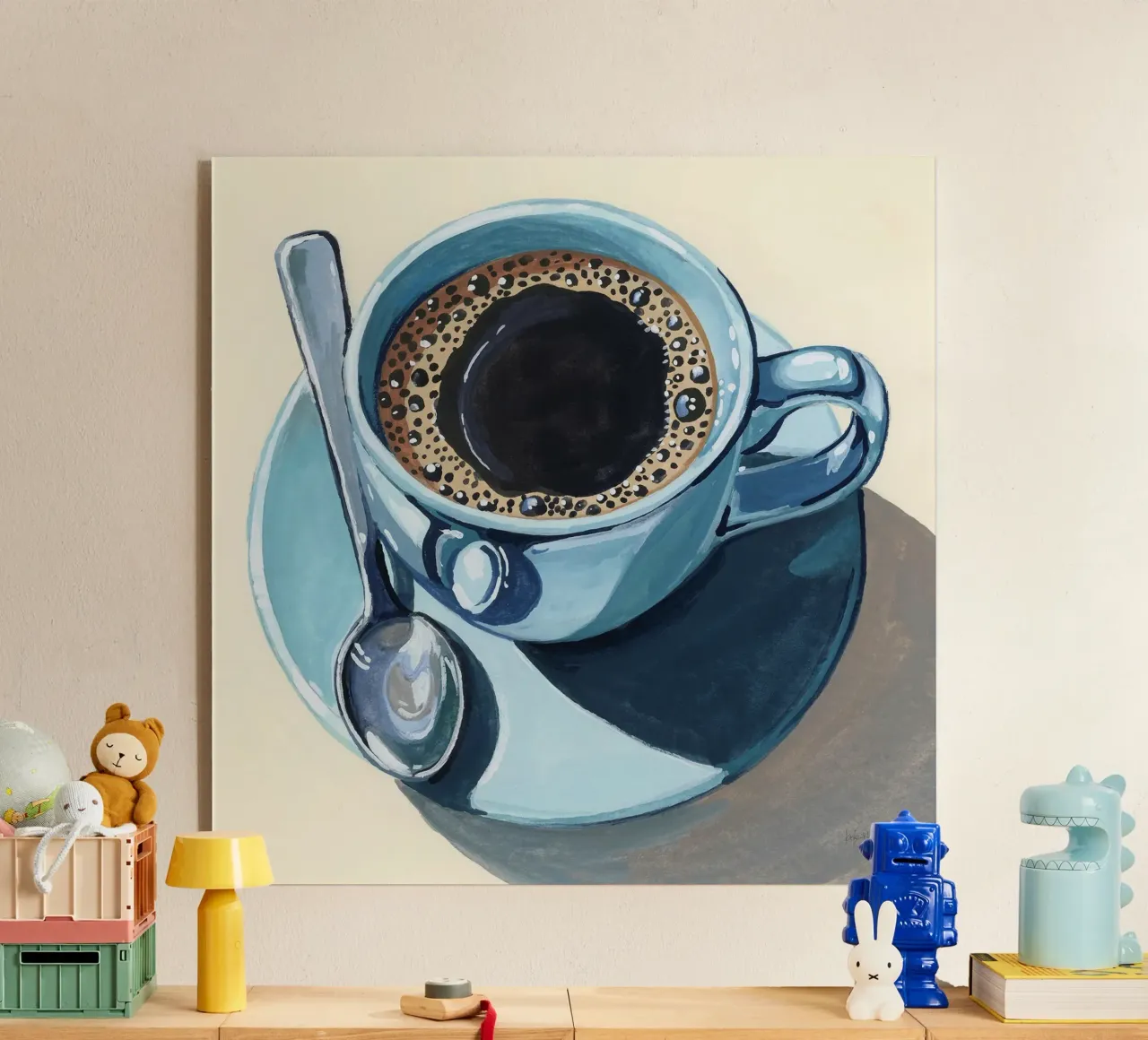 Caffè nero con crema plexiglass da John Boss