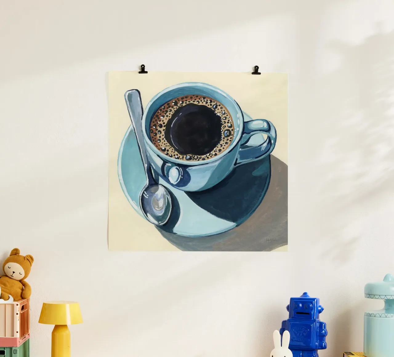 Caffè nero con crema carta hahnemühle da John Boss