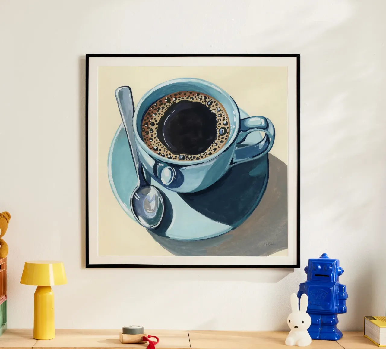 Caffè nero con crema carta hahnemühle da John Boss
