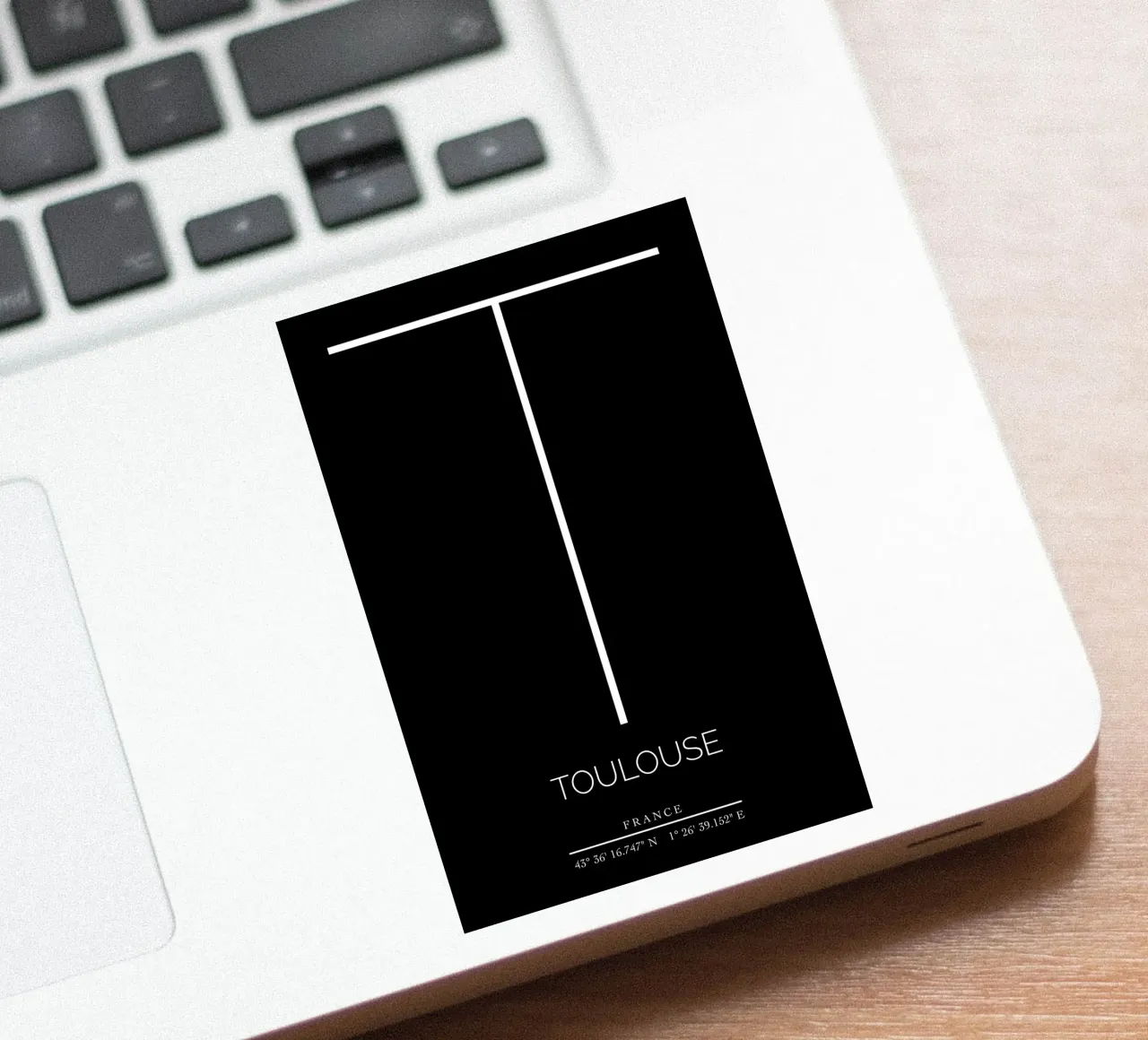 TOULOUSE - noir Sticker von CityLights