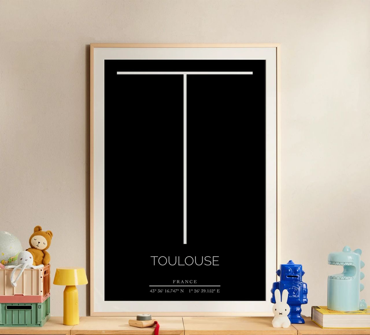 TOULOUSE - noir poster da CityLights