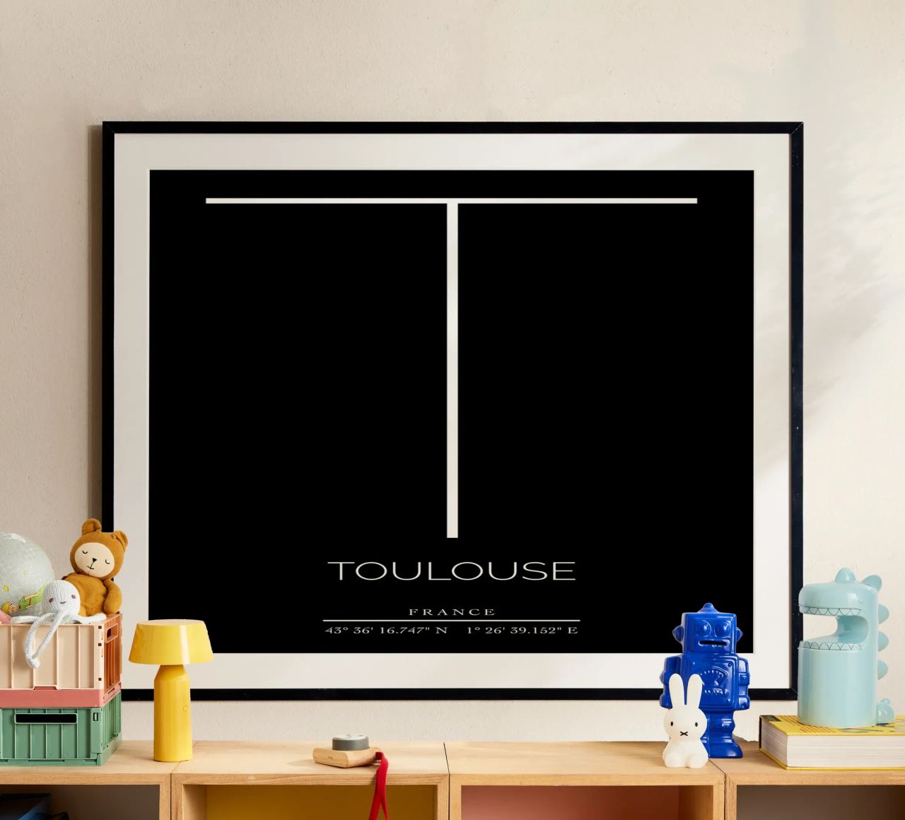 TOULOUSE - noir poster da CityLights