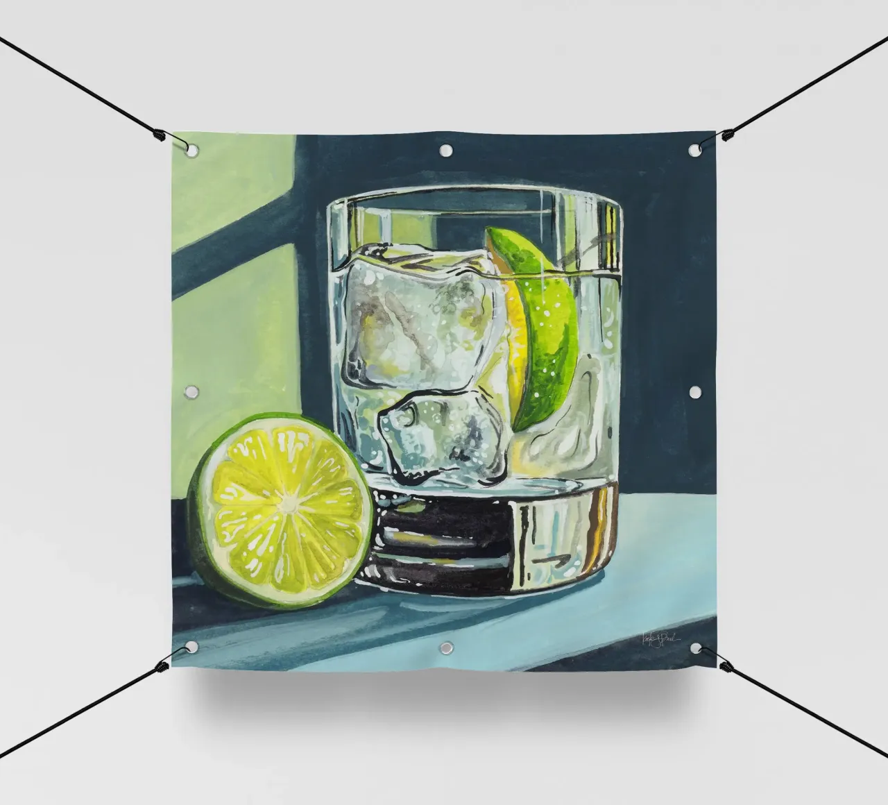 Gin e Tonic telo in pvc da John Boss