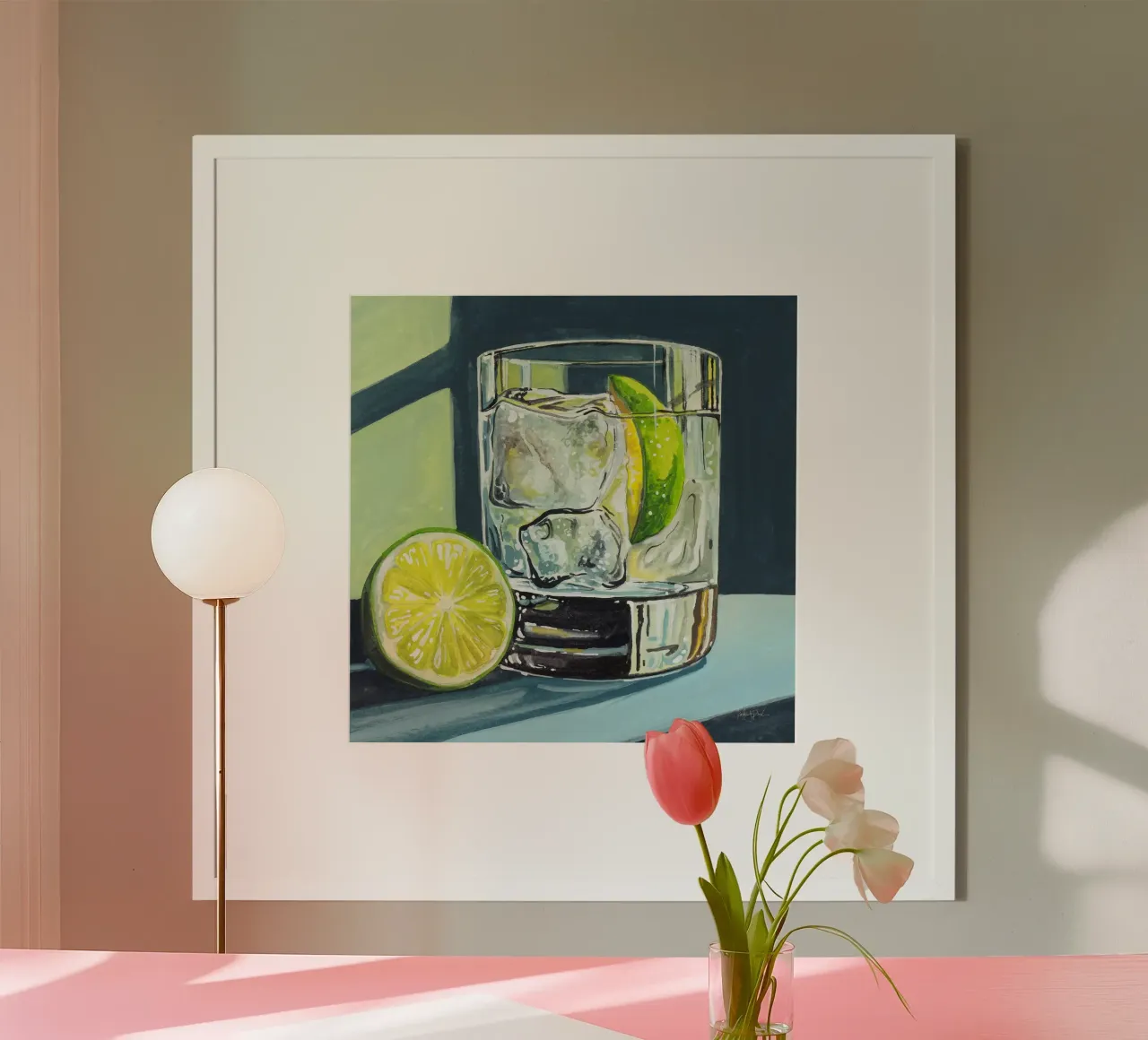Gin e Tonic carta hahnemühle da John Boss