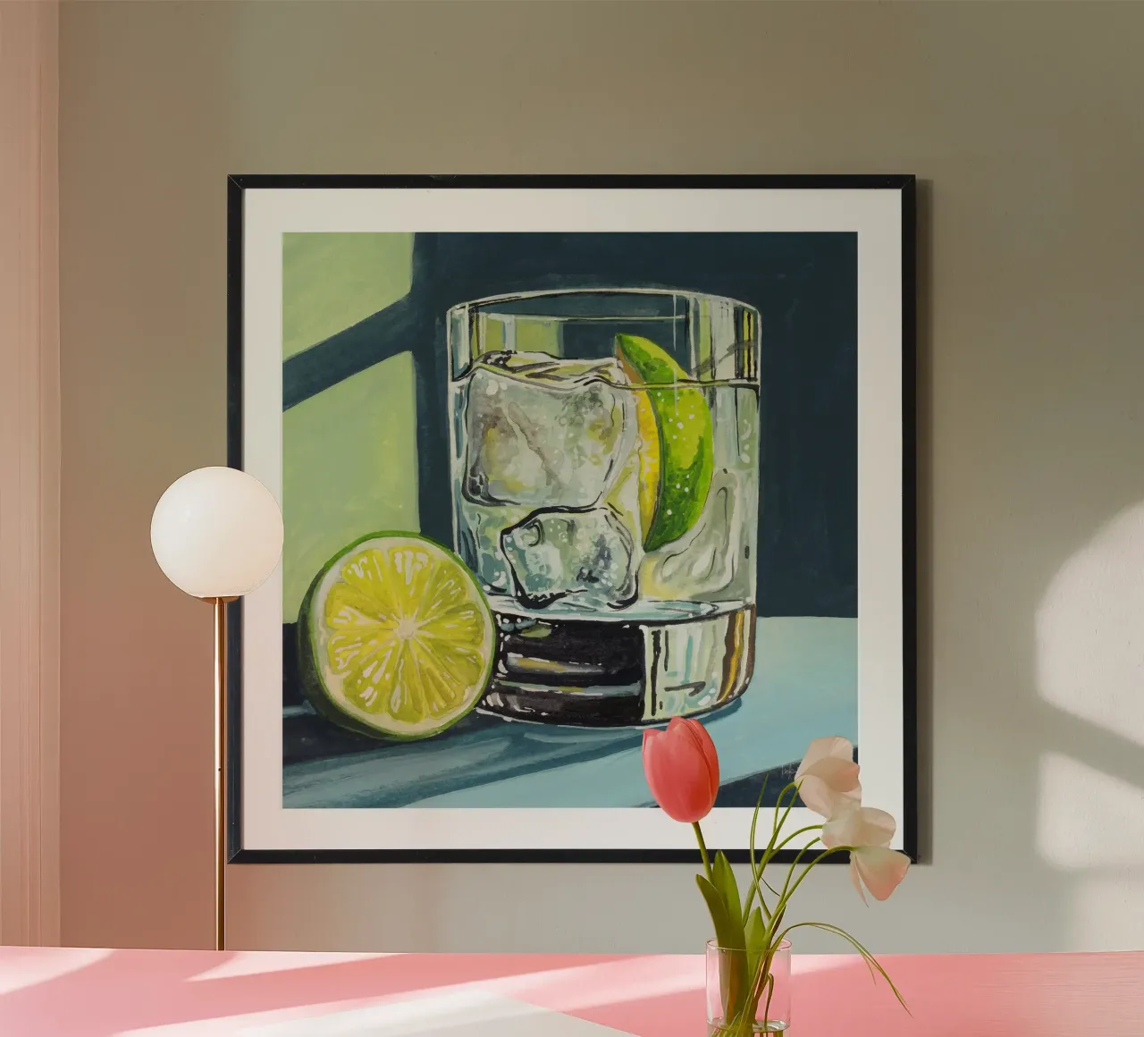 Gin e Tonic carta hahnemühle da John Boss