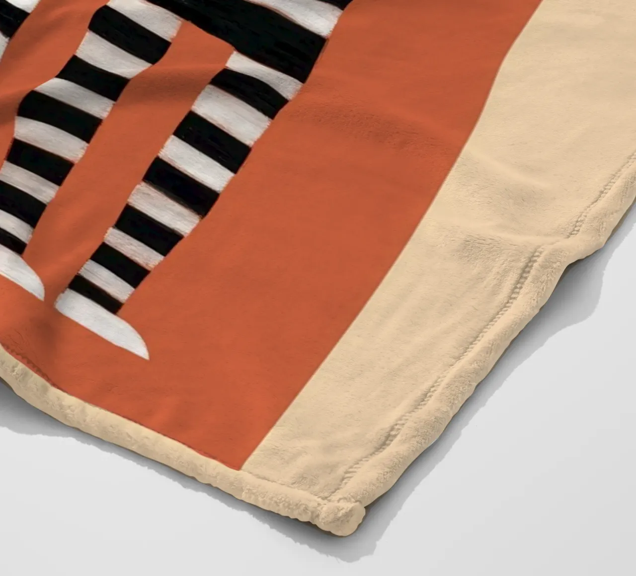 The Striped Cat II coperta in pile da cityart