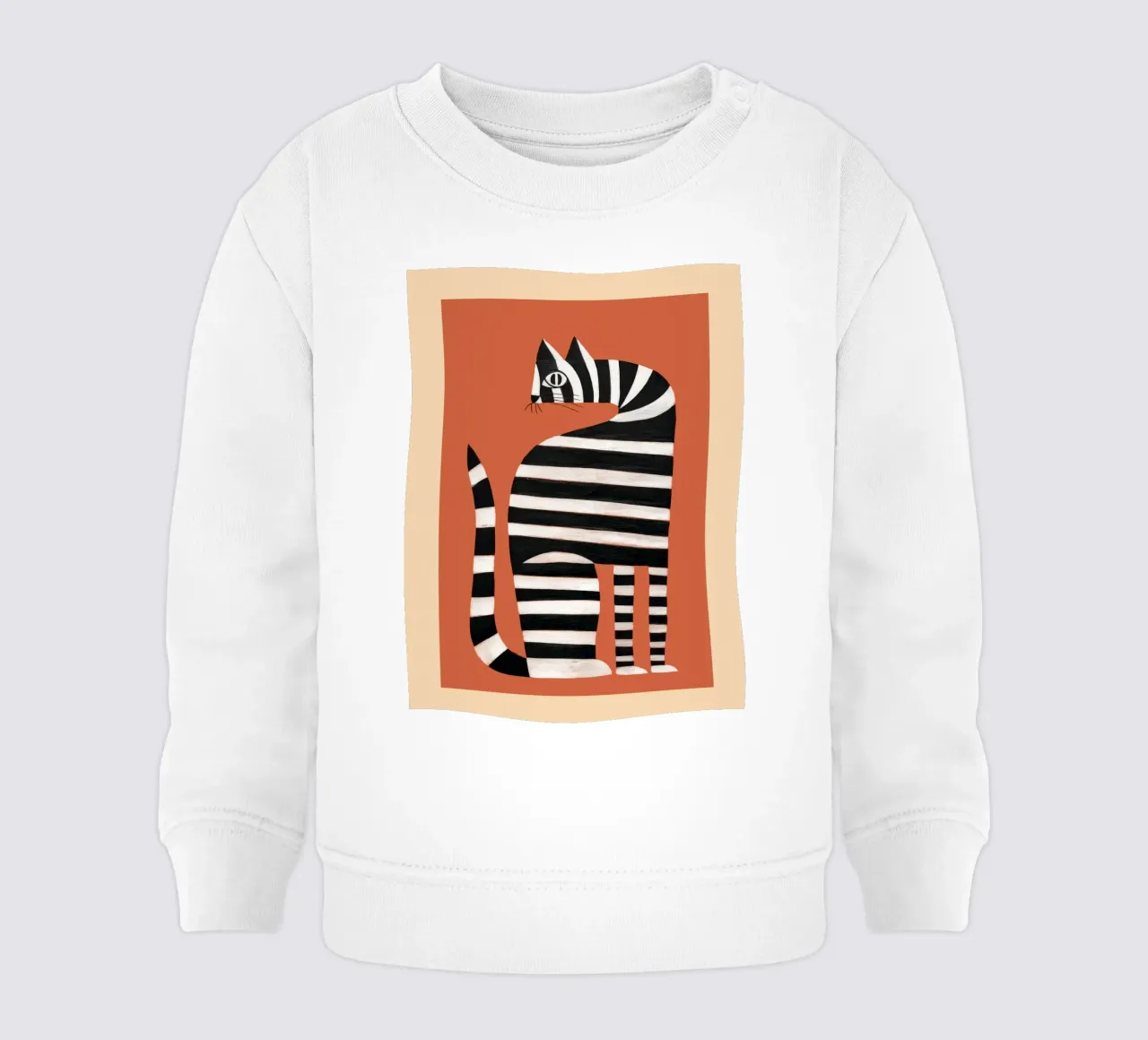 The Striped Cat II felpa neonato da cityart