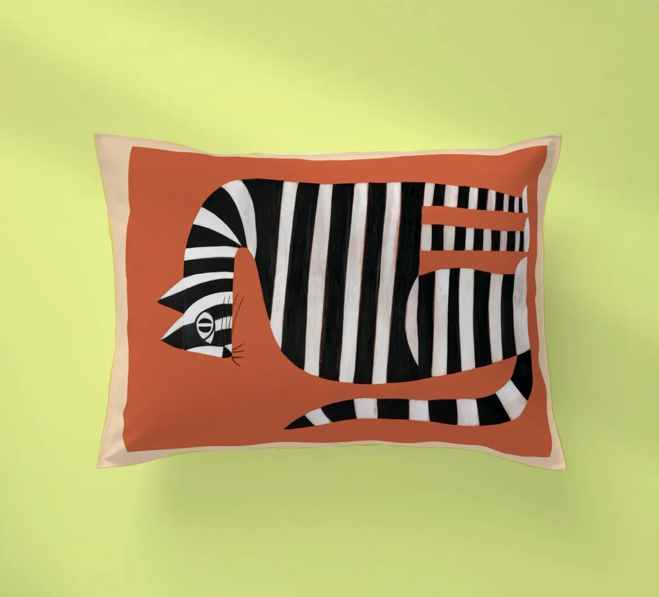 The Striped Cat II cuscino da cityart