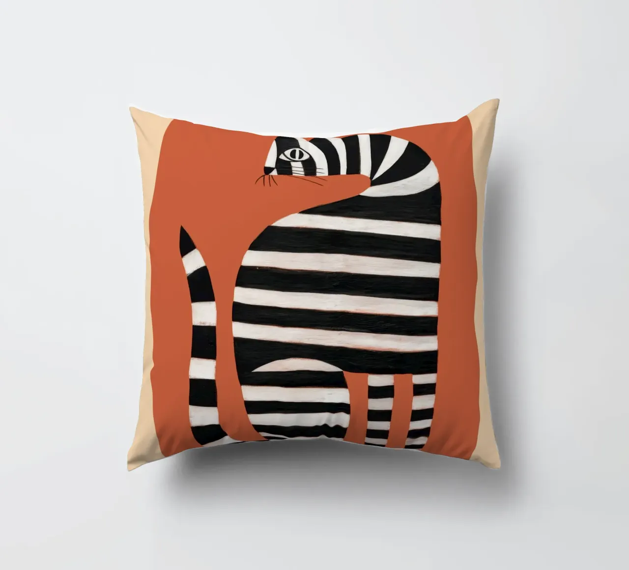 The Striped Cat II cuscino da cityart