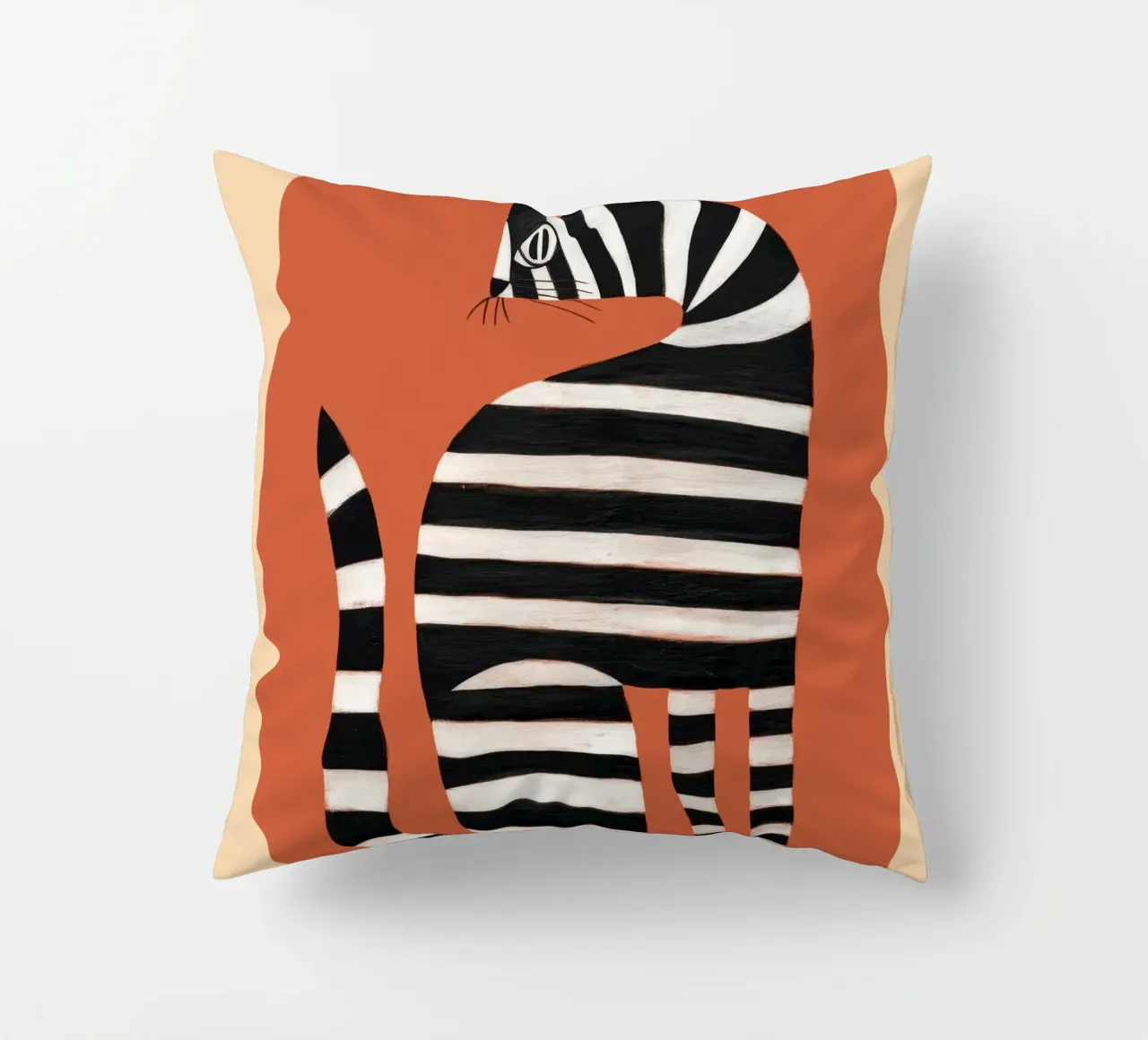 The Striped Cat II cuscino da cityart