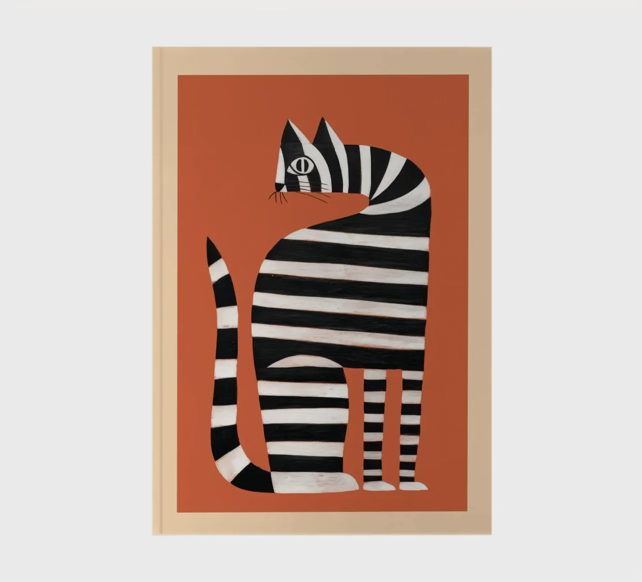 The Striped Cat II carnet de notes de cityart