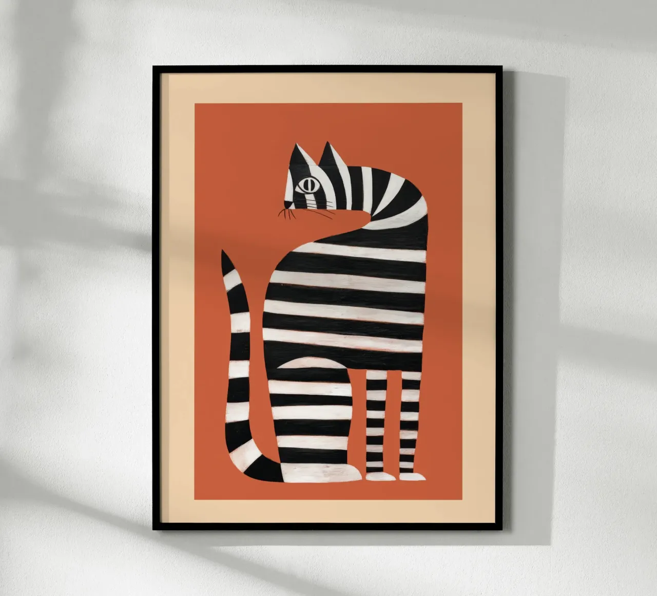 The Striped Cat II carta hahnemühle da cityart