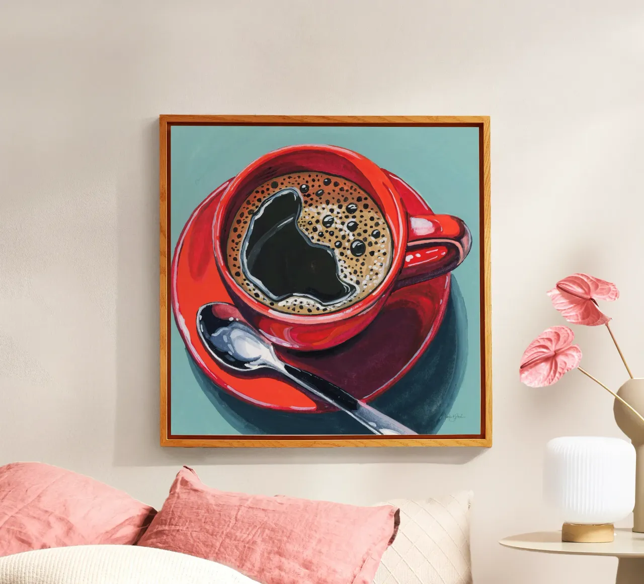 Tazza rossa di espresso plexiglass da John Boss