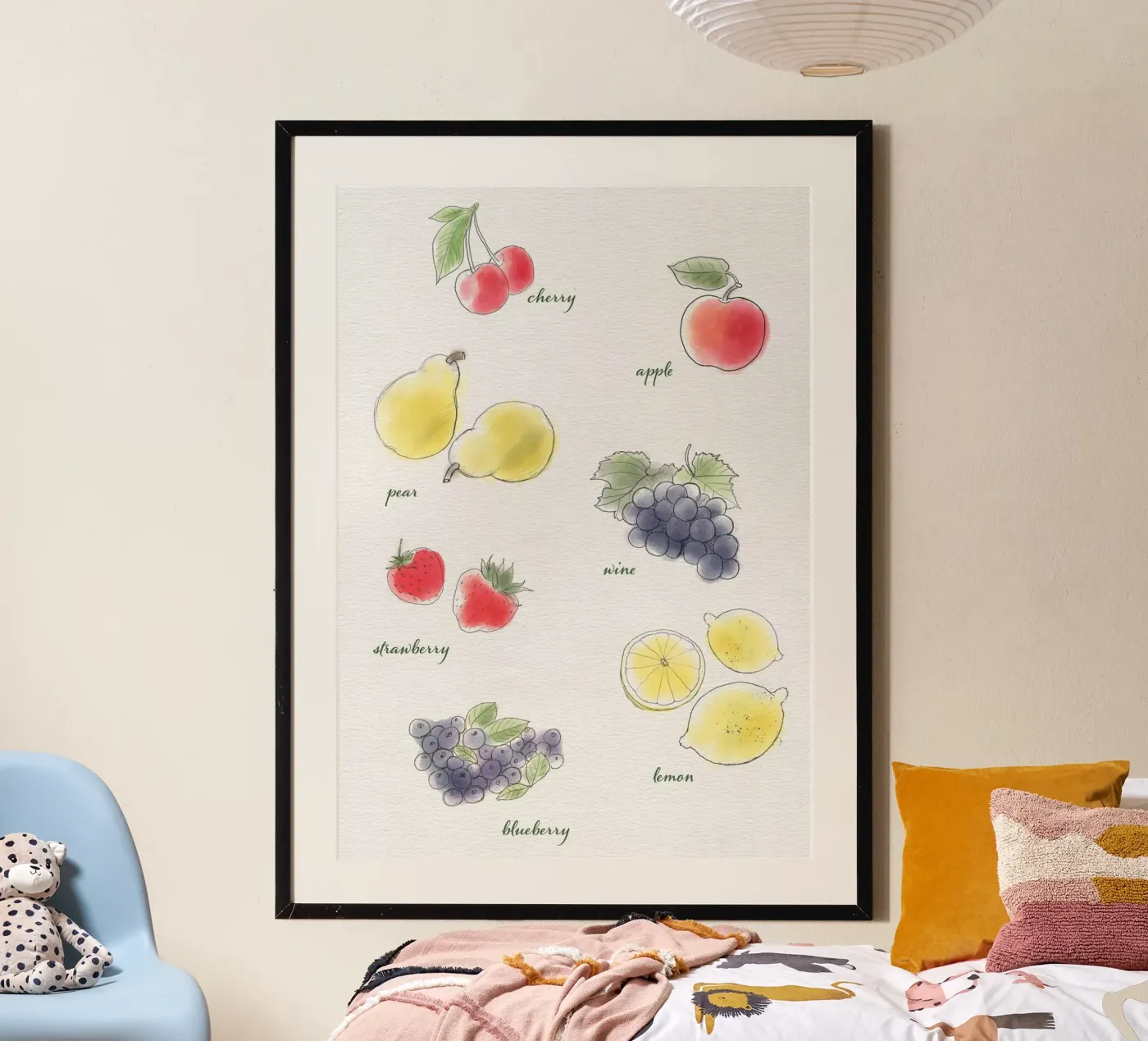 Fruits poster de Farbwelten