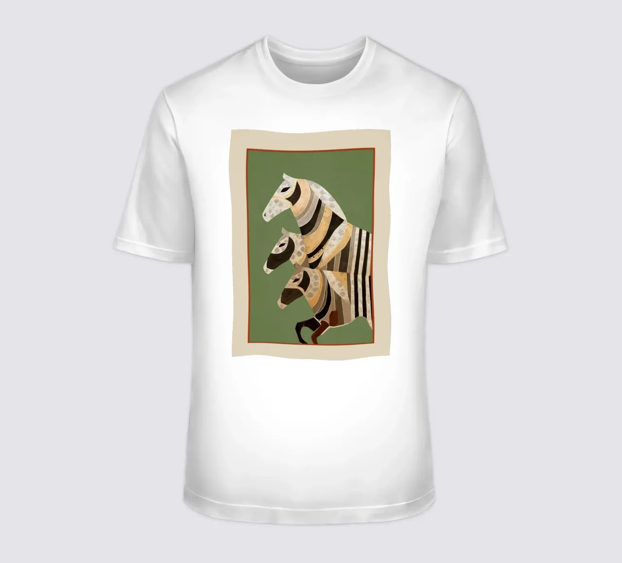 Horses in Stripes II t-shirt da cityart