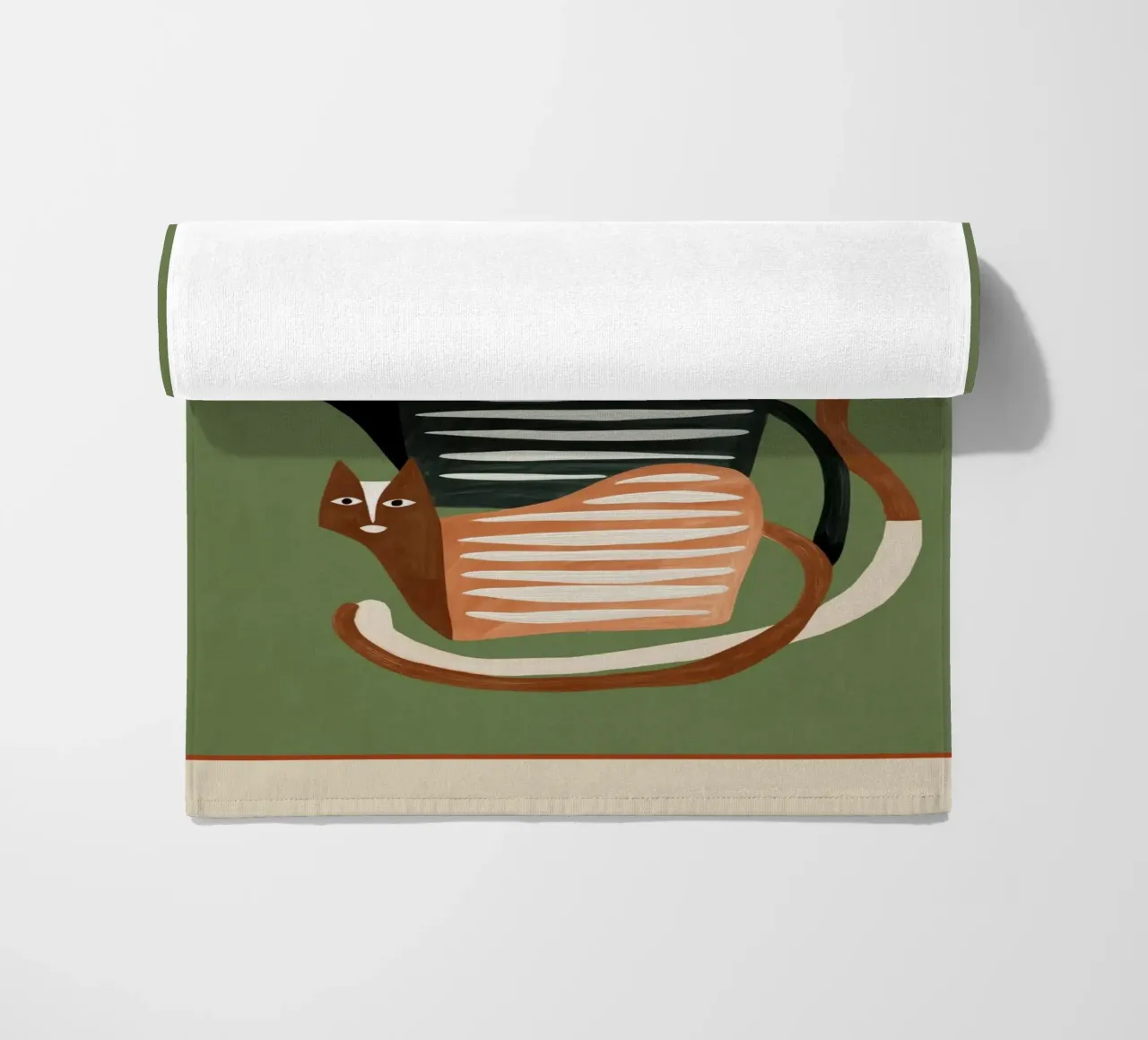 Stacked Abstract Cats II telo mare da cityart