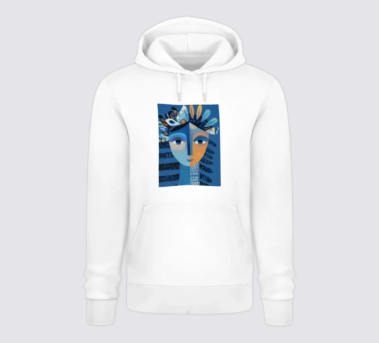Sun and Moon felpa con cappuccio da cityart