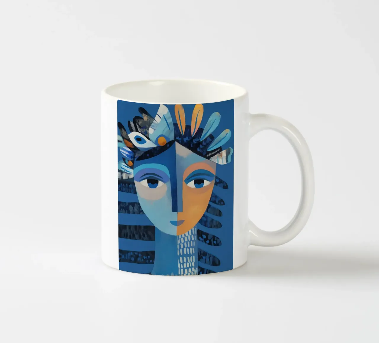 Sun and Moon tazza in ceramica da cityart
