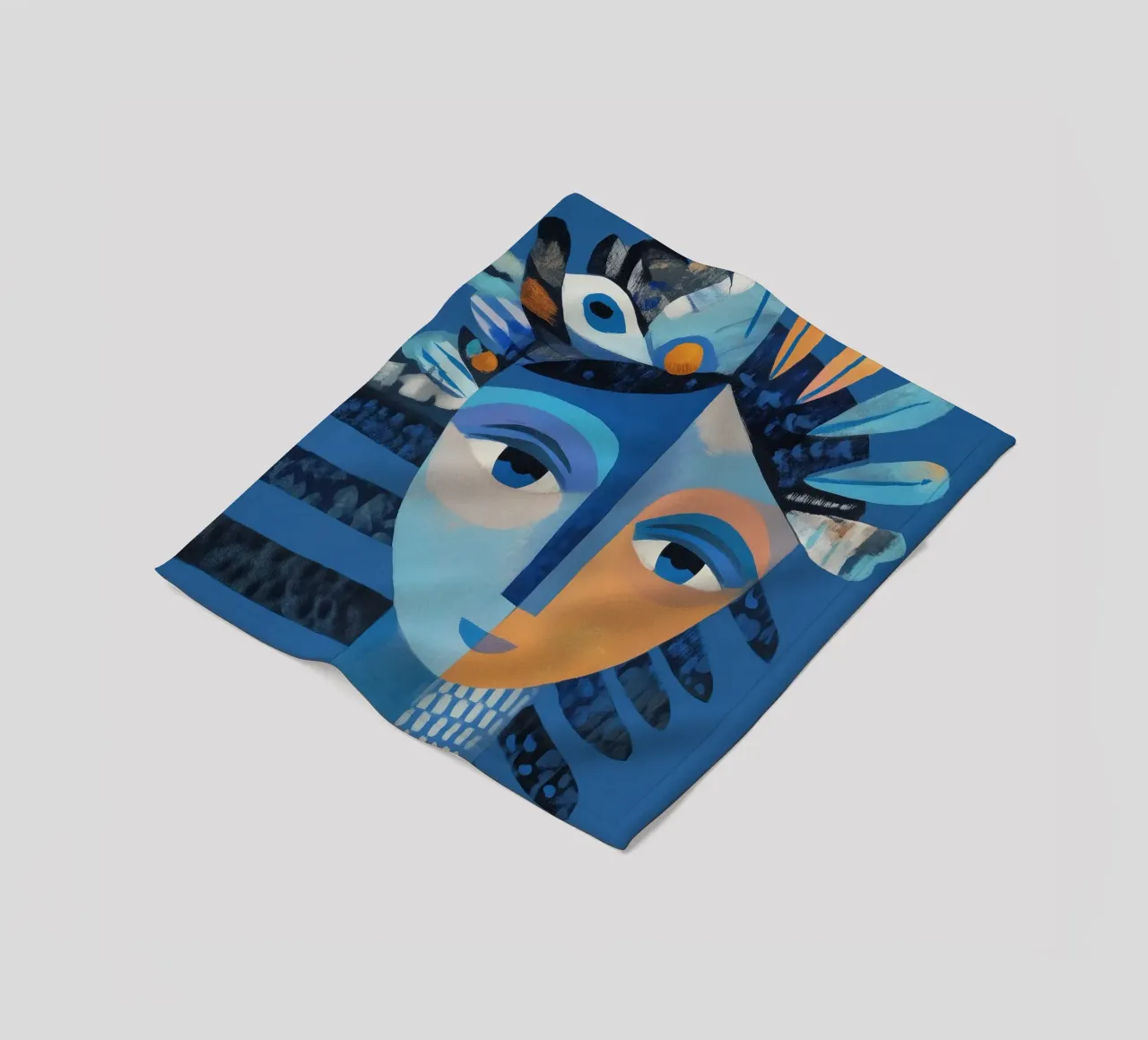 Sun and Moon coperta in pile da cityart