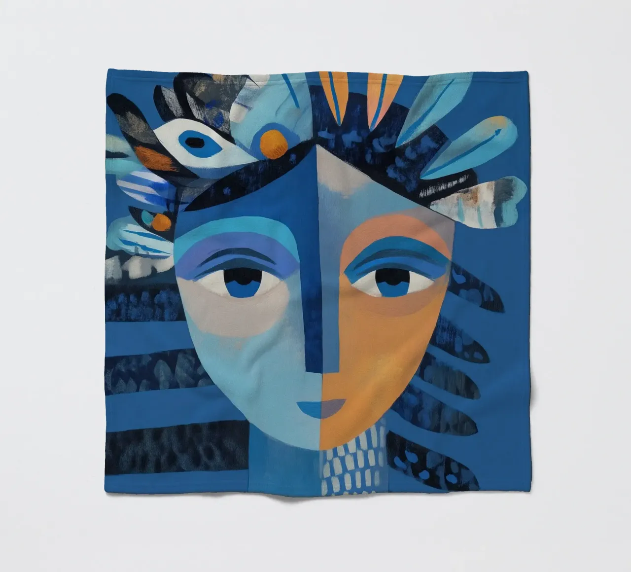 Sun and Moon coperta in pile da cityart