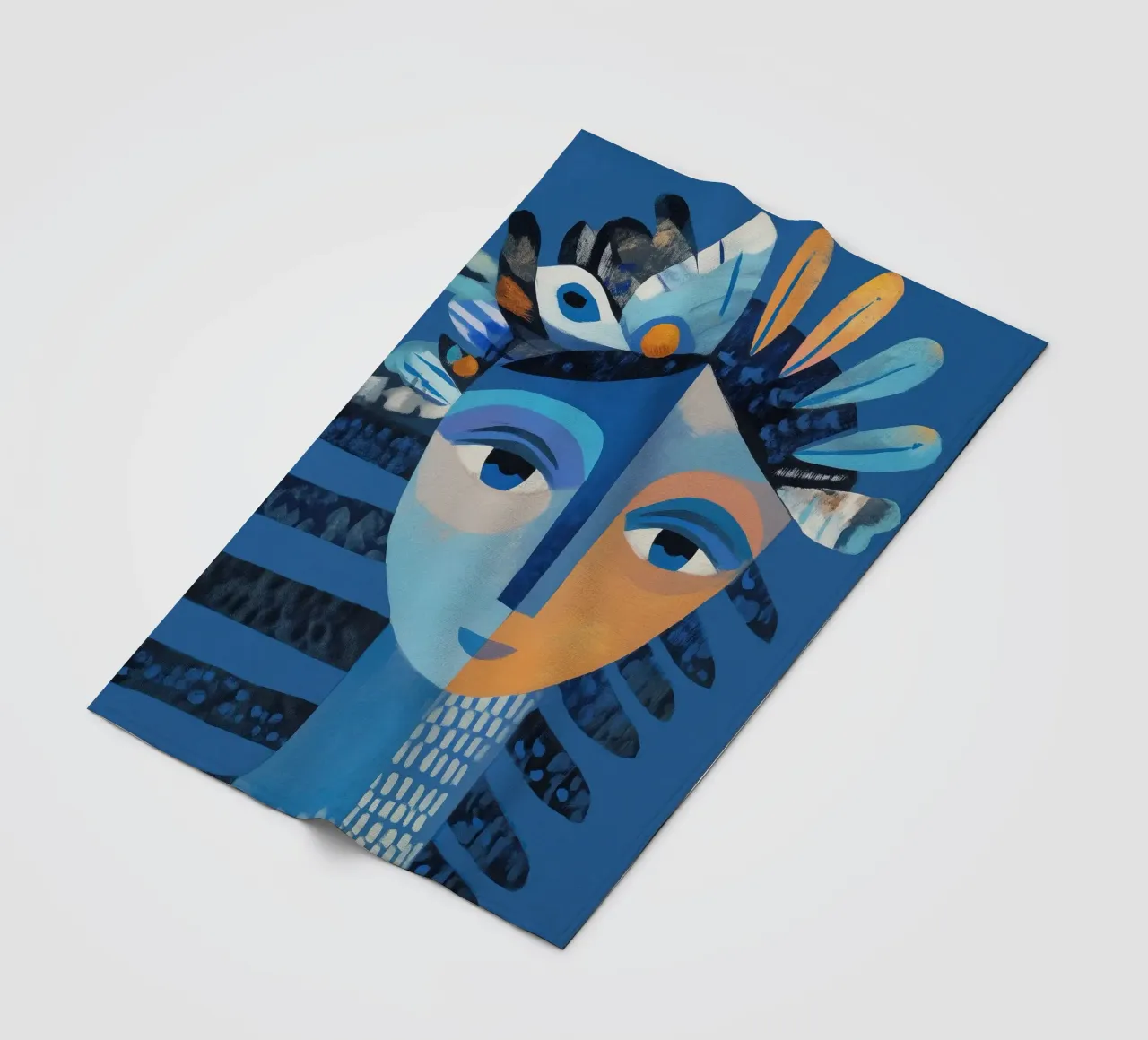 Sun and Moon coperta in pile da cityart
