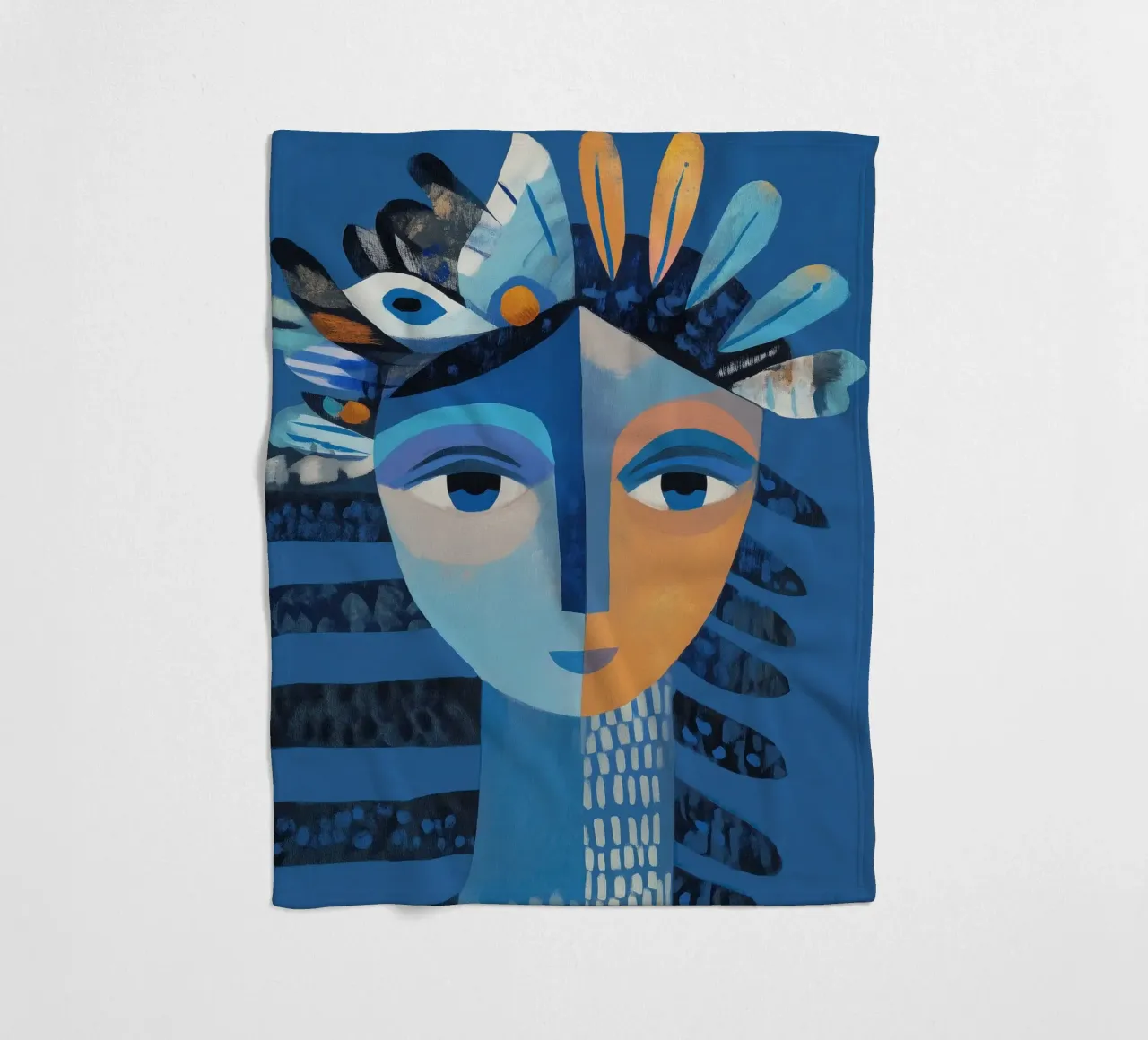 Sun and Moon coperta in pile da cityart